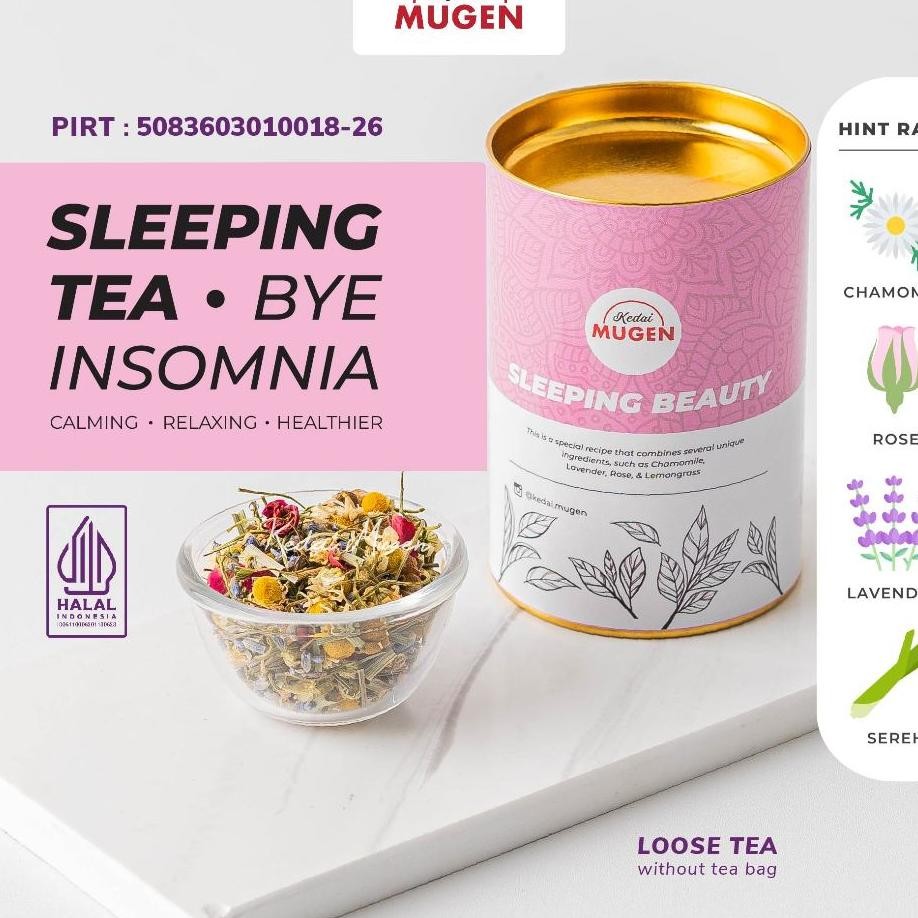 

Kedai Mugen Artisan Tea Sleeping Beauty Anti Insomnia Teh Bunga Chamomile Blend 20G