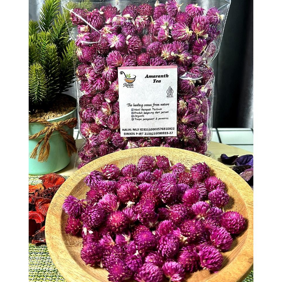 

Globe Amaranth Tea Bunga Amaranth Kering Gram Rempah Bu Risma