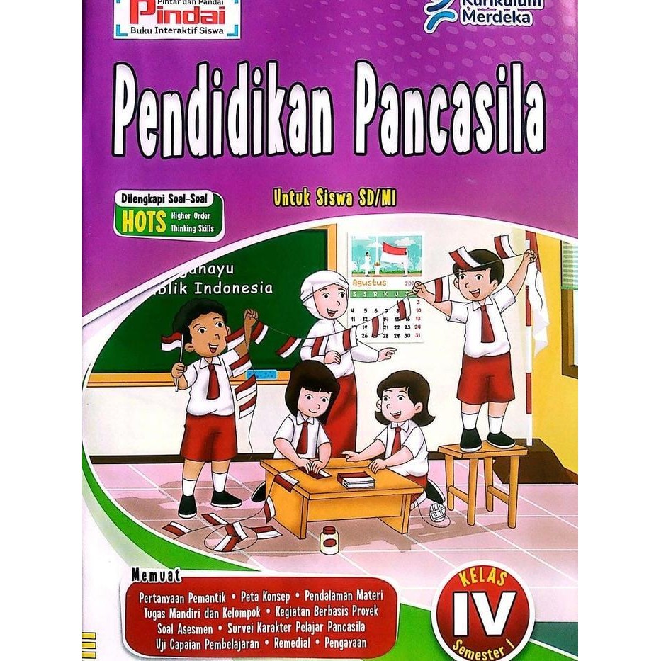 Buku Lks Pkn Kurikulum Merdeka Kelas 4 Sd/Mi Semester 1