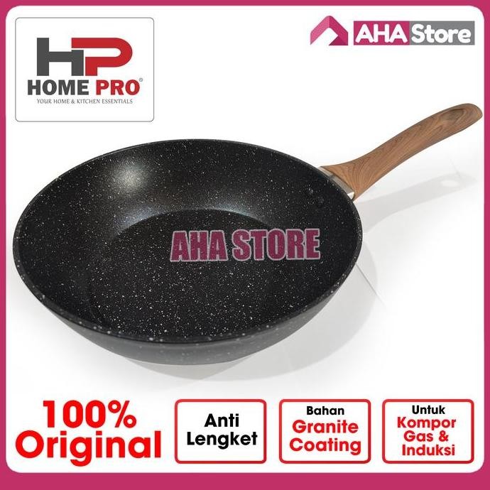 Grosir Home Pro Fry Wok Pan Penggorengan Granite Anti Lengket Stirwok Tokyo