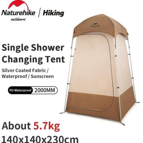TENDA TOILET / SHOWER MANDI CAMPING PORTABLE NATUREHIKE NH21ZP005 HS