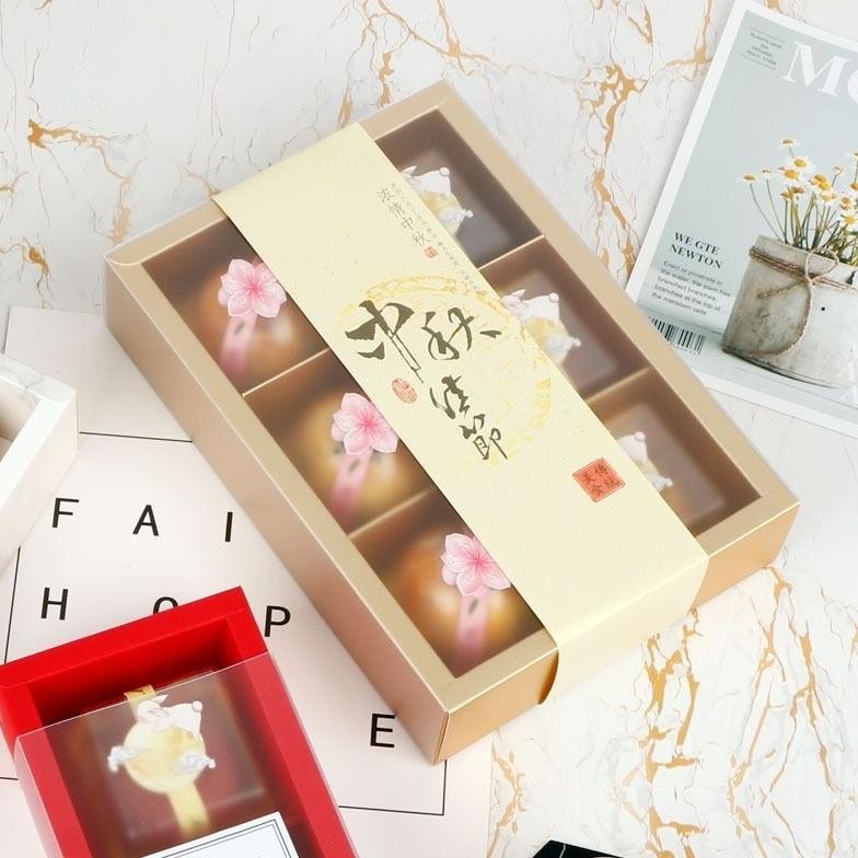 

Kotak Mooncake Kotak Hampers Imlek Lebaran Kotak Kado Sekat 2/4/6