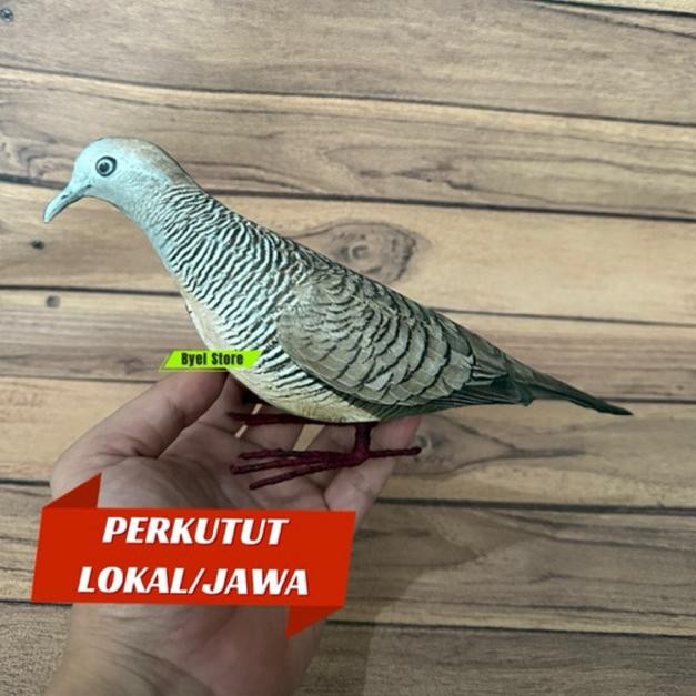 Jontrot Burung Perkutut - Patung Decoy burung perkutut DiM