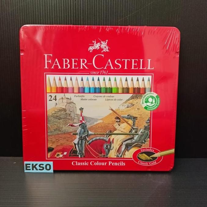 

PENSIL WARNA FABER CASTELL TIN CASE