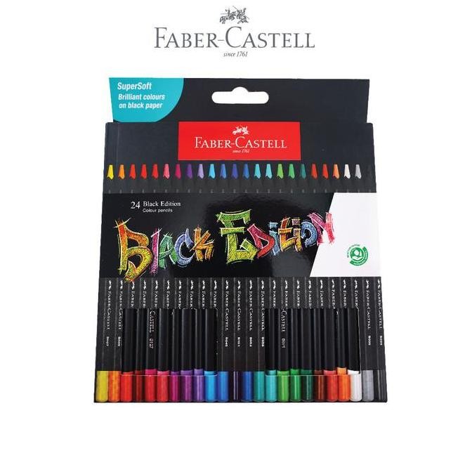 

Faber-Castell Black Edition Colour Pencils Series 24 Warna