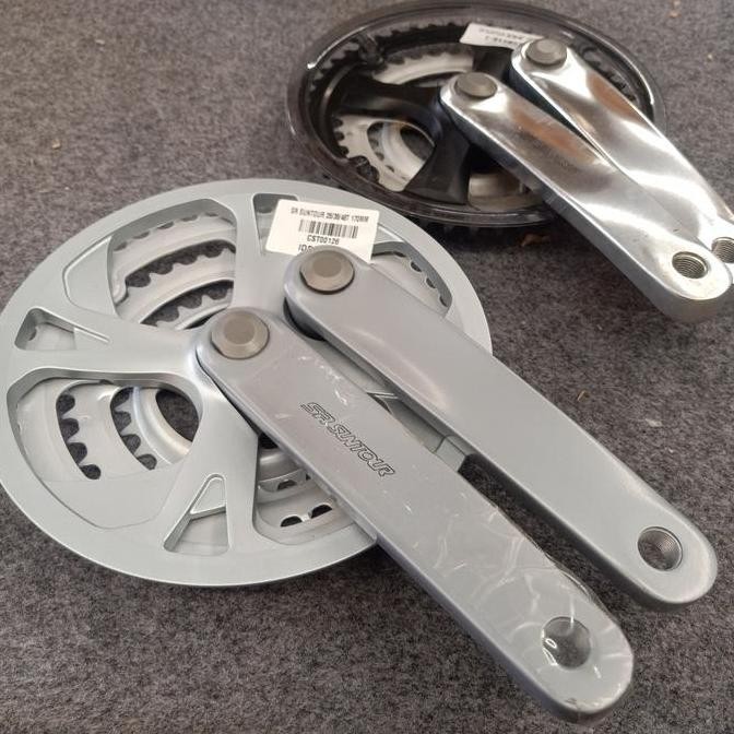 Crank sepeda SR Suntour 28/38/48T arm 170mm import