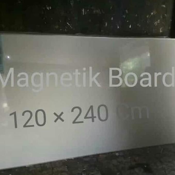 

Whiteboard Magnetik Ukuran 120X 240Cm New Stok