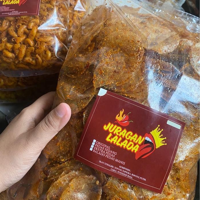 

LM KERIPIK KACA 500G JURAGAN LALADA Camilan Cemilan Singkong Chips Food Snacks Pedas Kripik Kripca Snack Makanan Manis