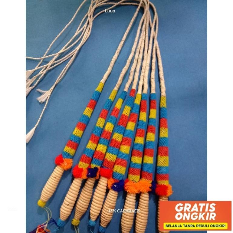 Pecut Jaranan / Pecut Kepang Asli, Pecut Kuda Lumping, Cambuk, Jederan Stok