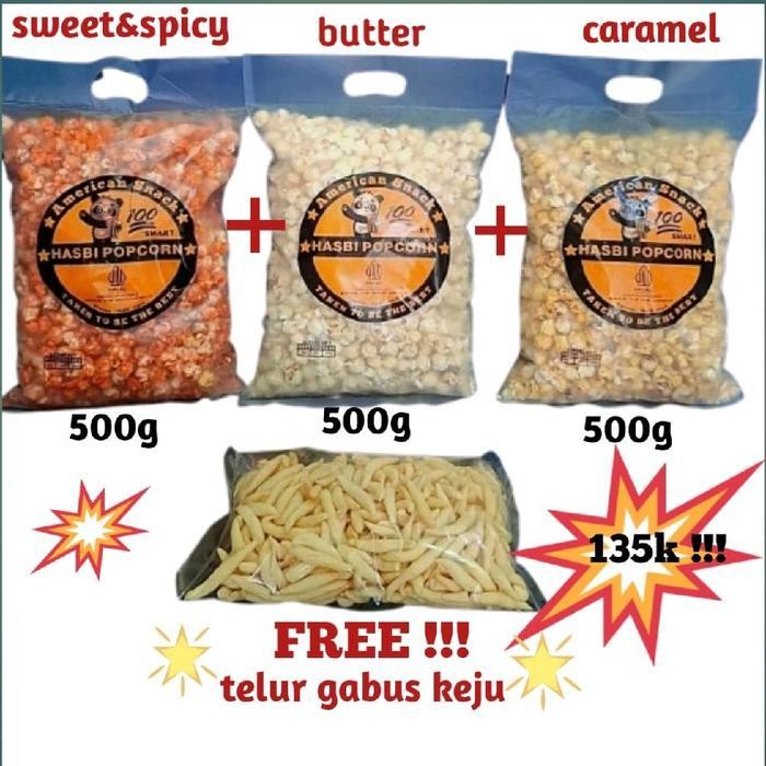

LM [BEST SELLER] POPCORN bundling SNACK by hasbi popcorn
