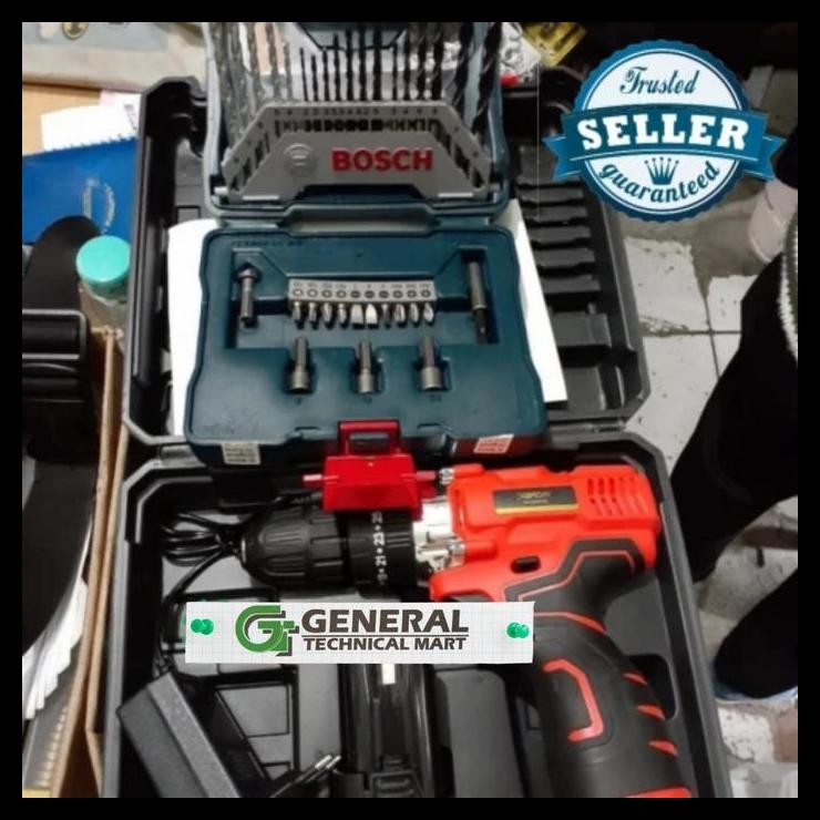 TERBARU BOR IMPACT CORDLESS XENON CDID700 & MATA BOR SET BOSCH !!!!!