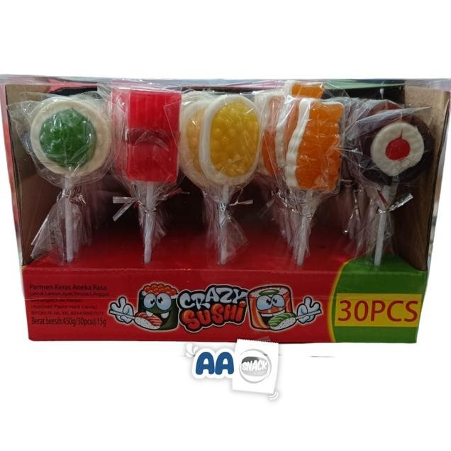 

Lm Permen Keras Crazy Sushi Box Isi 30 X 15 Gr