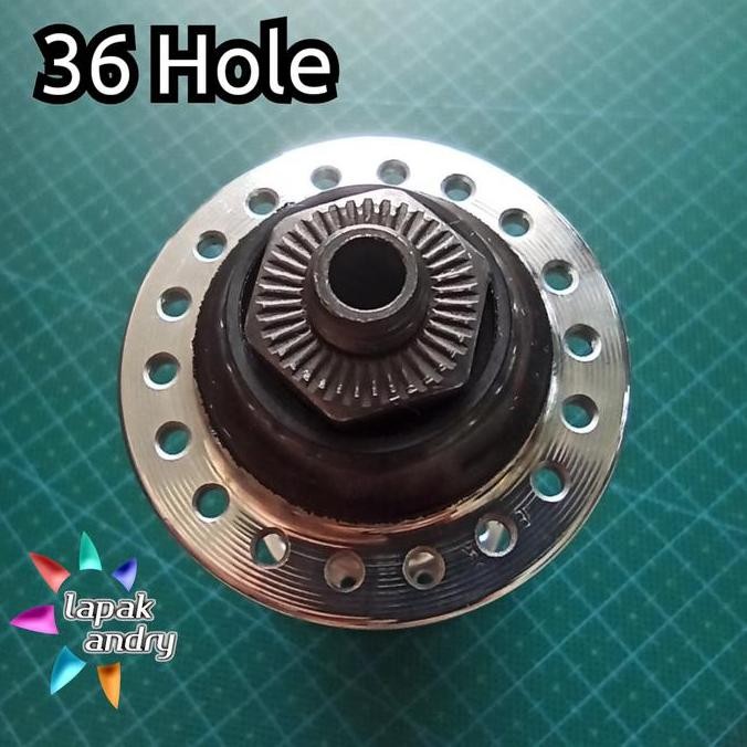 Hub Depan 36H Formula QR Shimano NOS Vintage Silver Chrome Alloy murah
