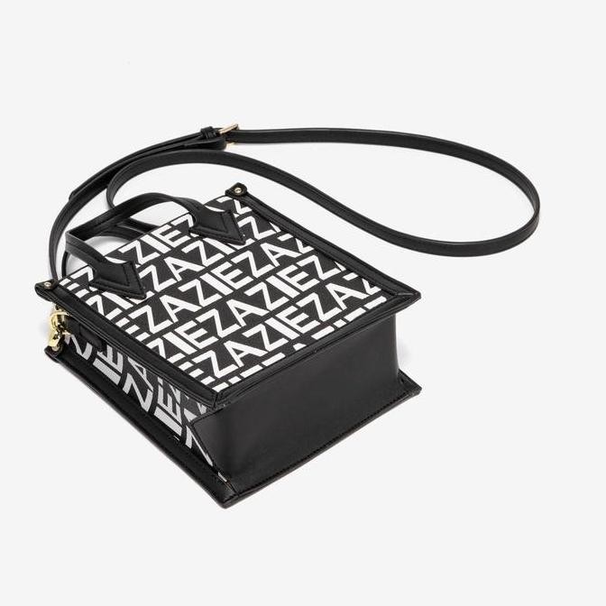 Handbag Wanita Zazie(5913) Berliano Bags - Tas Selempang Wanita, Fashion, Pu Leather Canvas Hitam