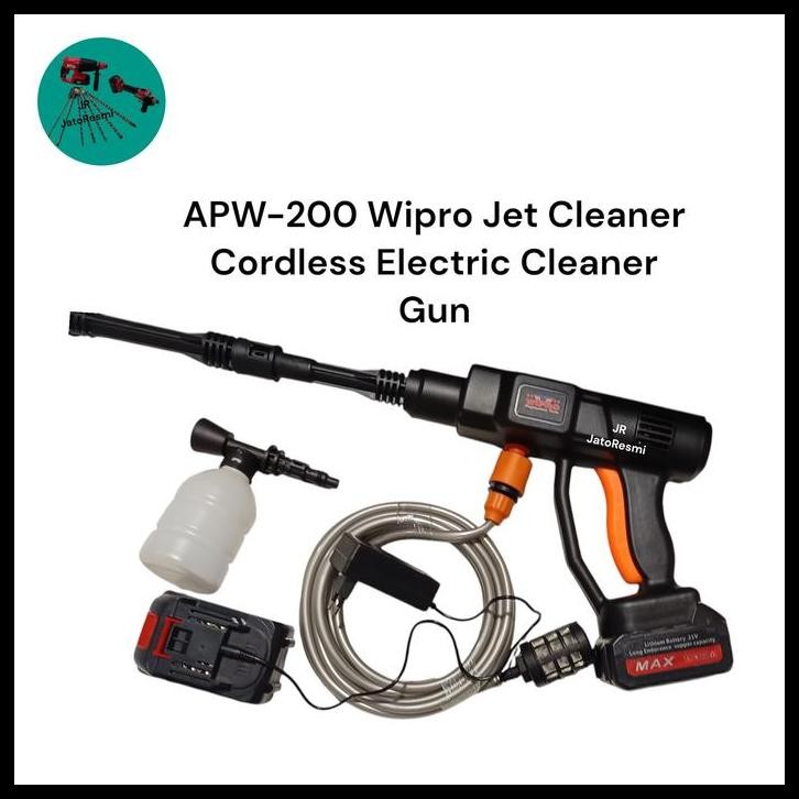 HOT DEAL APW-200 WIPRO JET CLEANER CORDLESS BRUSHLESS ELECTRIC CLEANER GUN 