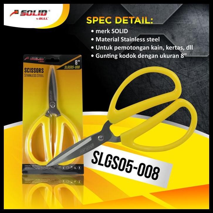 

BEST DEAL SOLID GUNTING 8" STAINLESS SLGS05-008