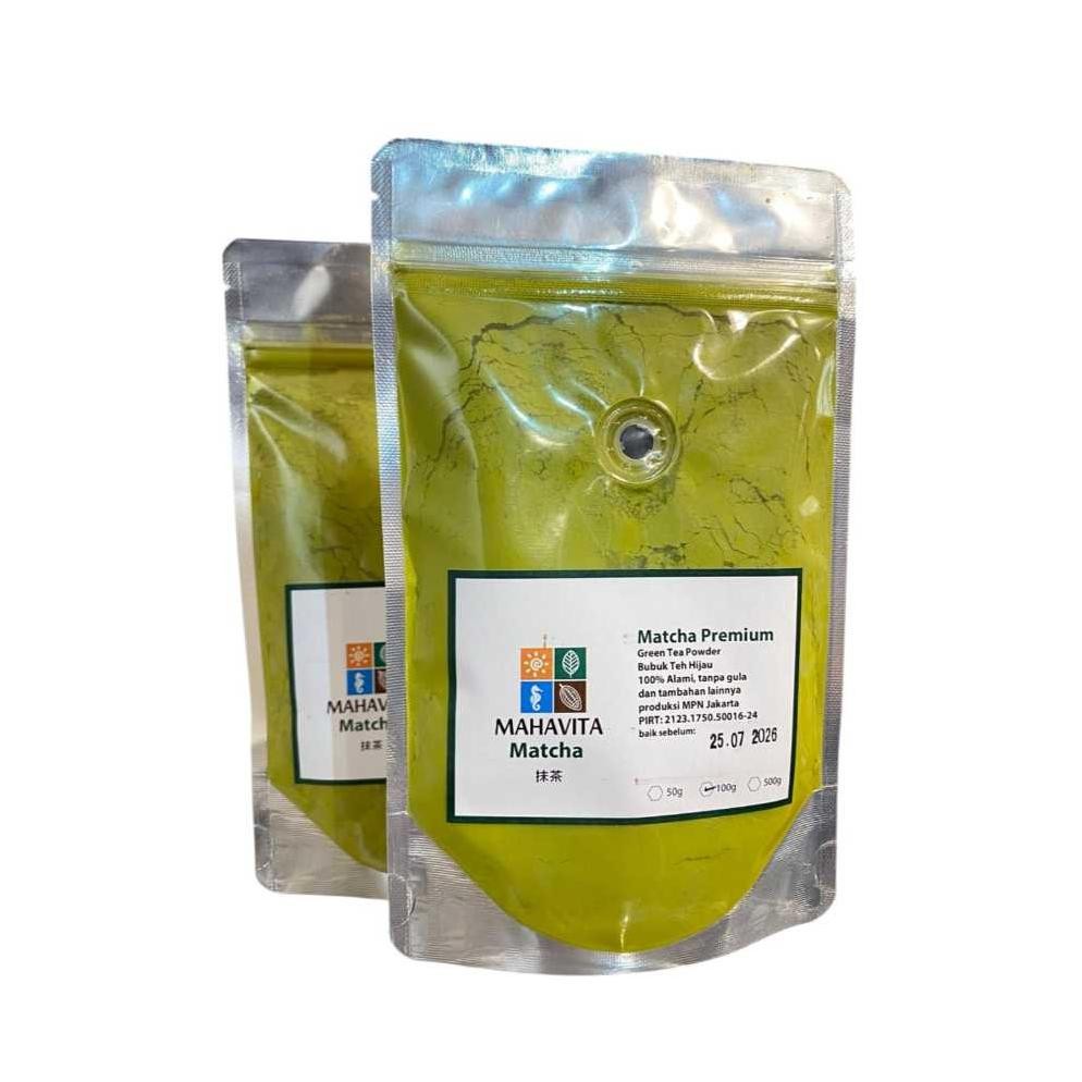 

Promo Mahavita Matcha Pure Green Tea Powder Grade Premium - Kemasan Zipplock