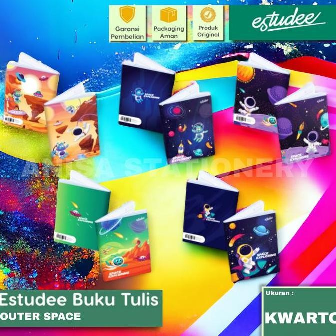 

Estudee Buku Tulis A5 Kwarto 38 Lembar Isi 10 Stationery