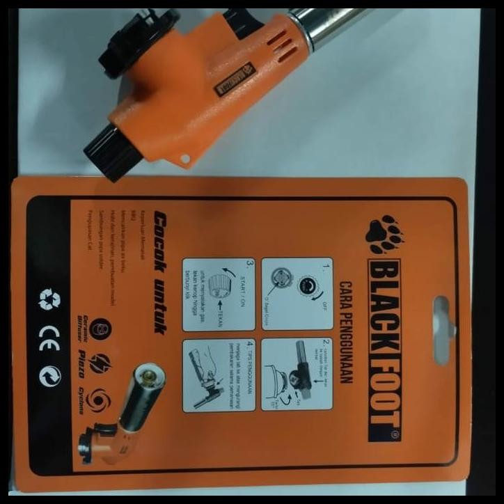 TERBARU GAS TORCH BLACKFOOT-LAS PEMANTIK API- GAS TORCH BLACKFOOT GT2101 
