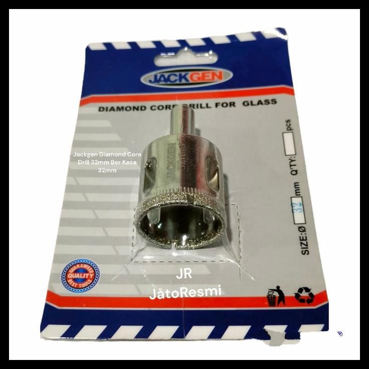 GRATIS ONGKIR JACKGEN DIAMOND CORE DRILL 32MM BOR KACA 32MM 