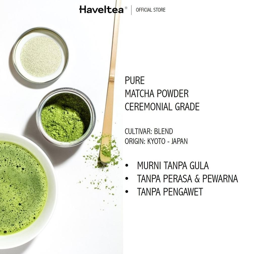 

Promo Haveltea Matcha Latte Powder 100% Pure Matcha Powder Japan