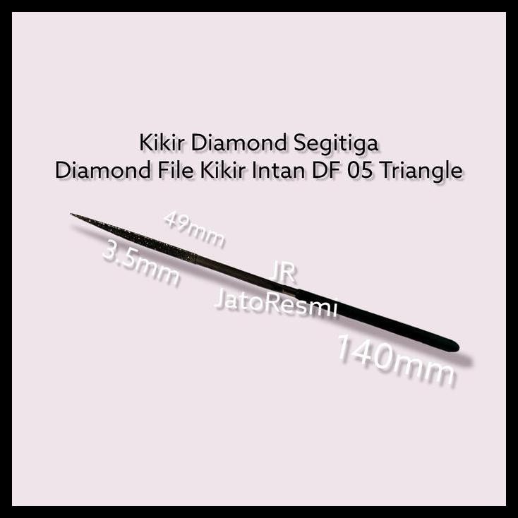 TERBARU KIKIR DIAMOND SEGITIGA DIAMOND FILE KIKIR INTAN DF 05 TRIANGLE 