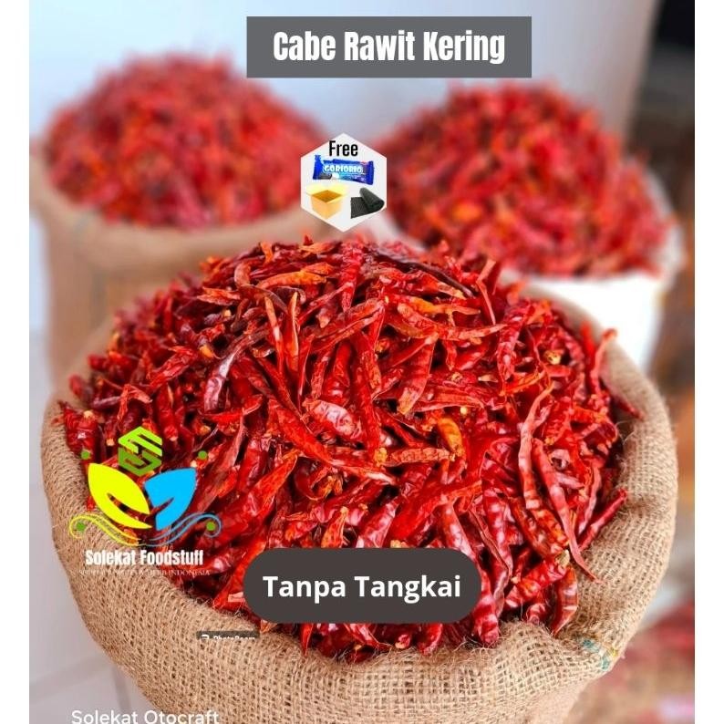 

Harga Terjangkau Cabe Rawit Teja Merah Kering Super Pedas 1 Kg - 500 Gr Dijamin Fresh