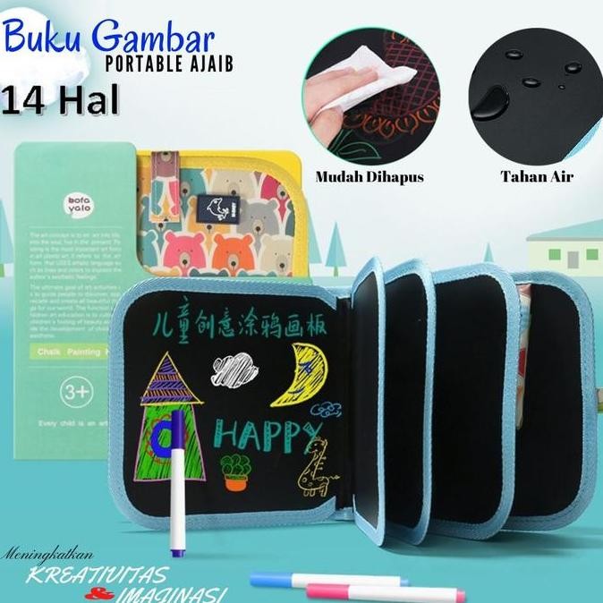 

Promo / Terlaris Buku Gambar Ajaib Bisa Dihapus 14 Halaman / Mudah dibawa dan bisa dipakai berulang-ulang / FREE 12 SPIDOL + 1 TISSU Terbaik