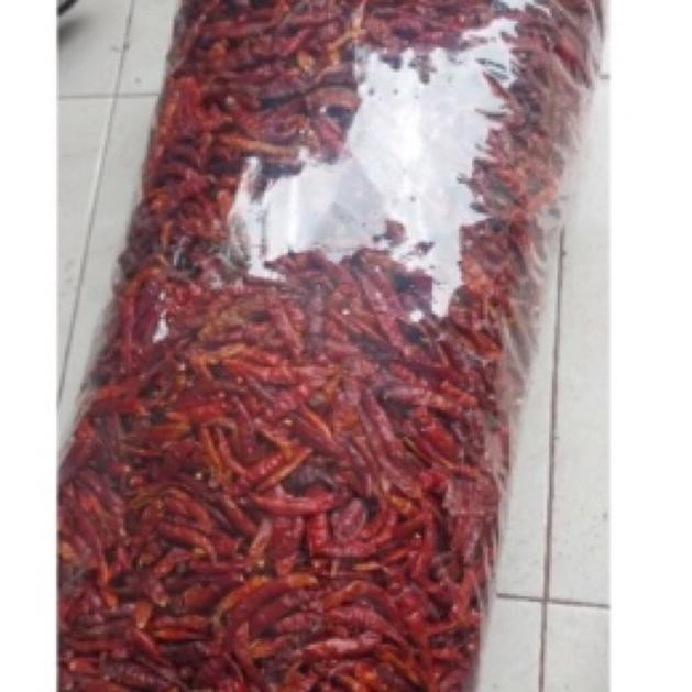 

Canggih Cabe Rawit (Teja)1Kg/Petik(Tanpa Tangkai)Cabai Kering Rawit Asli Extra Pedas