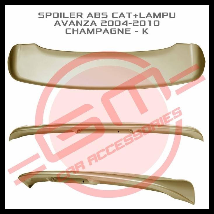 BEST DEAL SPOILER ABS CAT+LAMPU AVANZA 2004-2010 CHAMPAGNE - K 