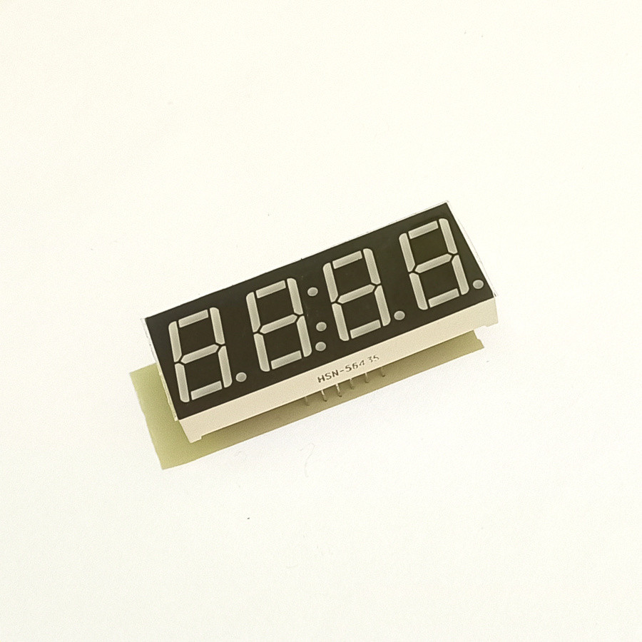Seven 7 Segment 4 digit 2 titik 0,56" 0.56" jam digital clock seven segment