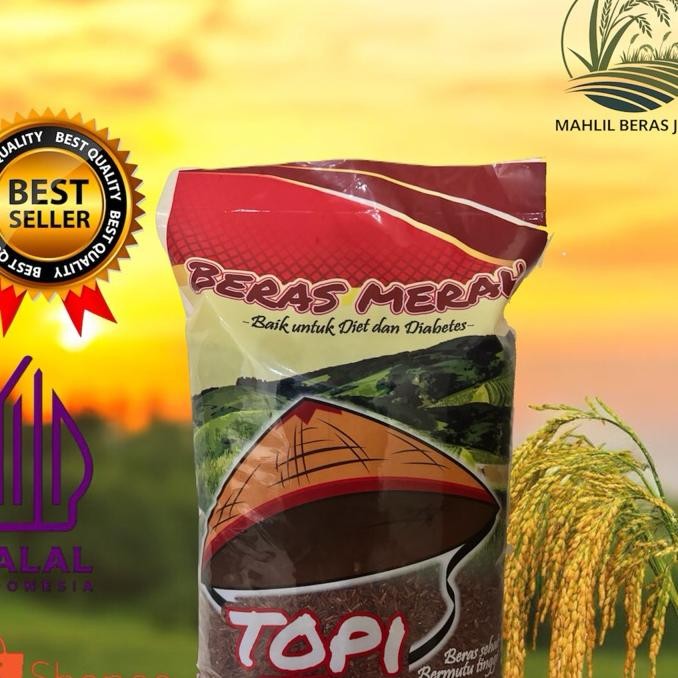 

Beras Merah Cap Topi Tani 5Kg Ter
