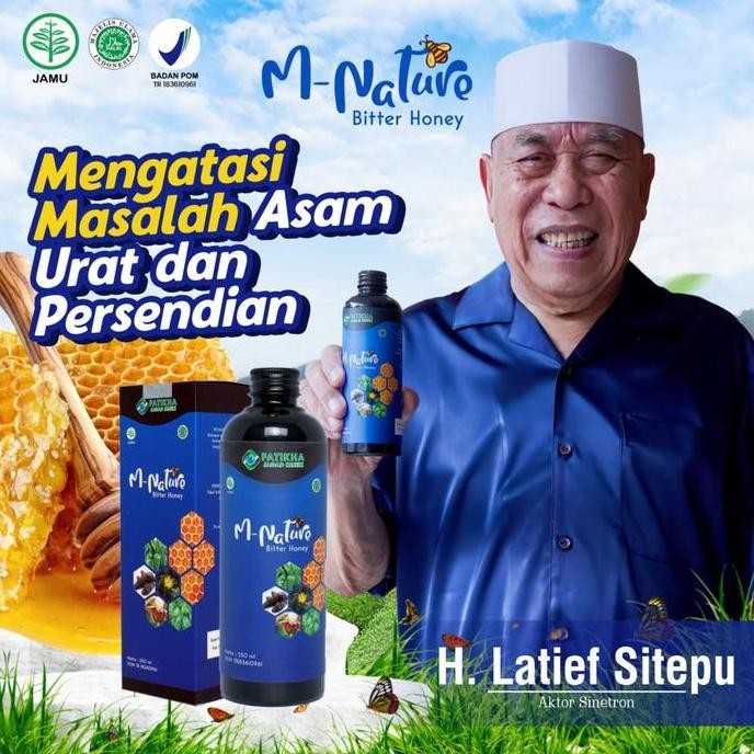 

TERMURAH M-NATURE MADU PAHIT 250ML - MADU HERBAL ALAMI UNTUK ASAM LAMBUNG & GERD - BPOM & HALAL