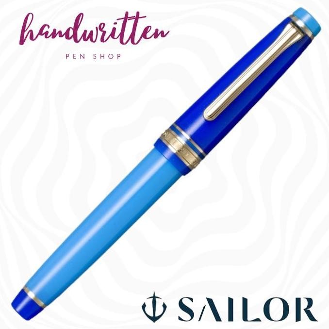 

Sailor Professional Gear Blue Quasar Le Fountain Pen New Stok