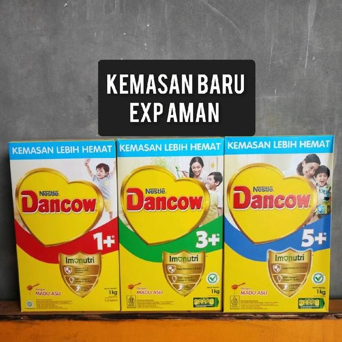 

TERMURAH DANCOW 1+ 3+ 5+ 1KG SUSU BUBUK ANAK RASA MADU / VANILA