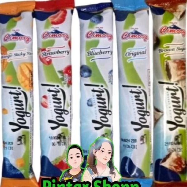 

60 Pcs Cimory Yogurt Sti Varian Rasa Blueberry Strawberry Mangga Brown Sugar Dan
