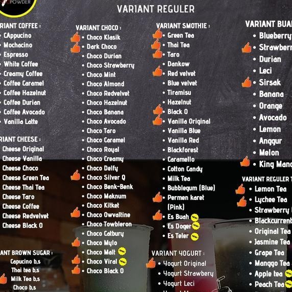 

Bubuk Cappucino Brown Sugar 1Kg Serbuk Untuk Minuman Kekinian