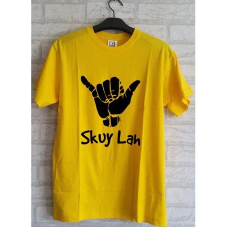 Terbaru Kaos Distro Skuy Ltd A2 T-Shirt Atasan Pria Wanita Unisex Ter Lengan Pendek Polyester Super 
