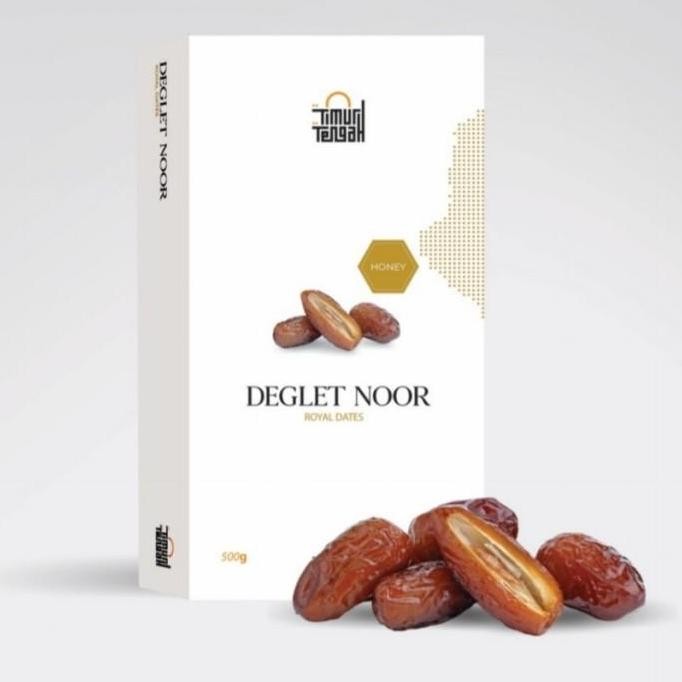 

TERMURAH KURMA DEGLET NOOR TUNISIA 500GR - KURMA MADU PREMIUM TIMUR TENGAH ASLI