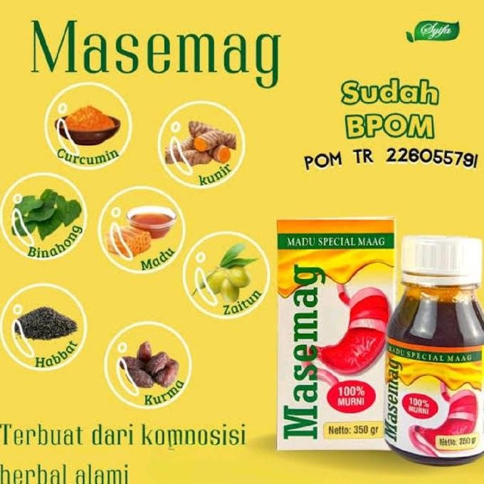 

TERMURAH MADU MASEMAAG 350GR - HERBAL MAAG, GERD, ASAM LAMBUNG & RADANG USUS