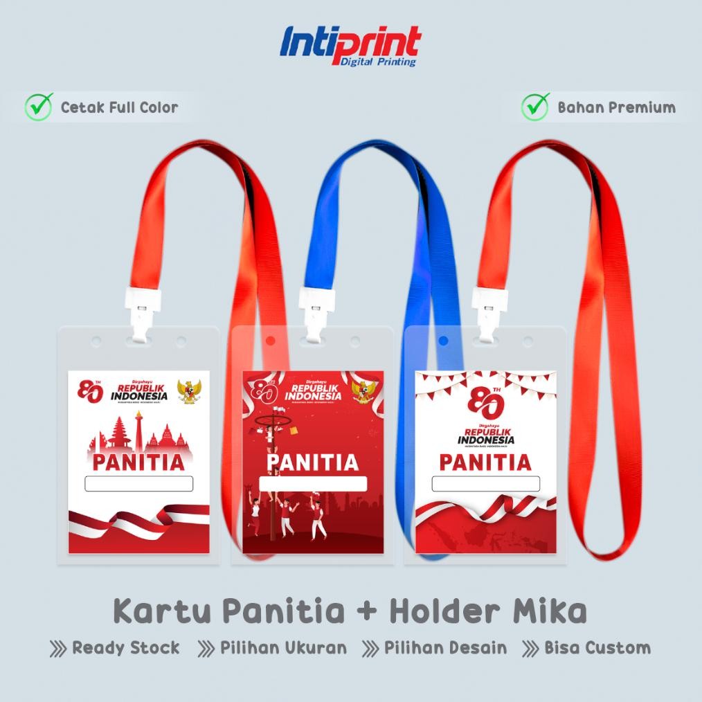 

Super Seller Cetak Kartu Panitia Name Tag Set Custom / Print Id Card Panitia Lomba 17 Agustus Hut Ri Kemerdekaan