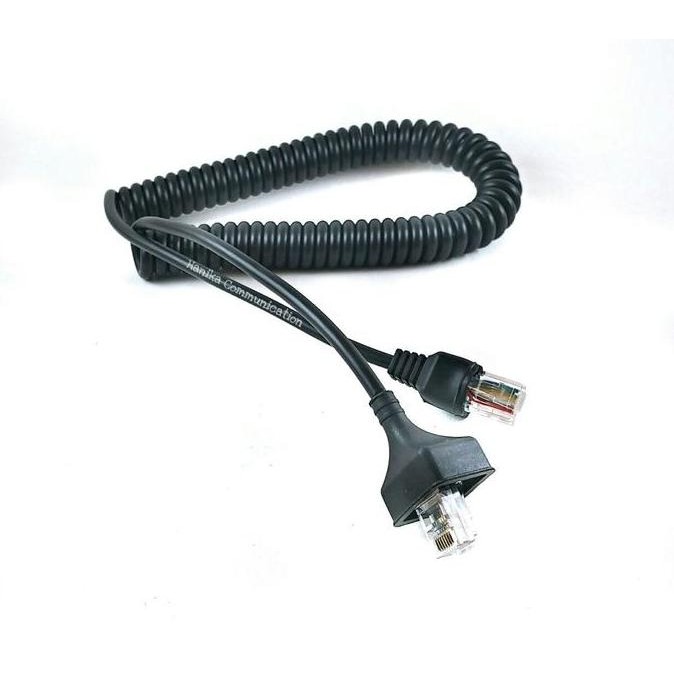 BARU KABEL MIC KENWOOD RIG ORIGINAL HF RADIO TRANSCEIVER KABEL AUDIO MIC