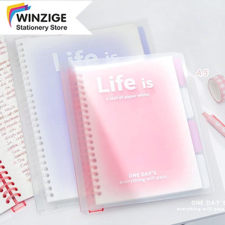

Winzige Binder B5 A5 Notebook Binder Kuliah Buku Tulis Sekolah Lucu Buku Notebook Aesthetic Korea Besar Buku Catatan Sampul Buku Aesthetic Stationery Alat Tulis Binder Pink School Stuff Planner Diary Book