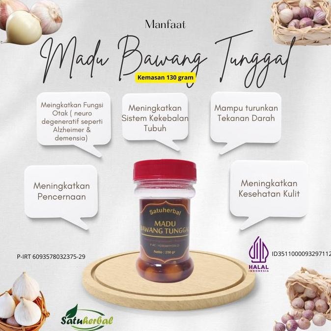

TERMURAH MADU BAWANG LANANG ASLI 130GR - MADU HERBAL DARI BAWANG PUTIH TUNGGAL