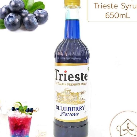 

Sirup Trieste Blueberry 650Ml Sirop Trieste Rasa Blueberi Blue Berry Syrup Almond Avocado Banana Brown Fruit Green Peach Red Sugar Grape