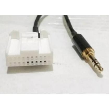 Kabel AUX USB MP3 Adapter Soket Toyota Camry Vios Yaris Corolla Xenia Original