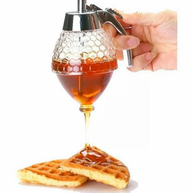 

TERMURAH DISPENSER MADU & SIRUP GULA SERBAGUNA ANTI TUMPAH - WADAH PRAKTIS DAPUR