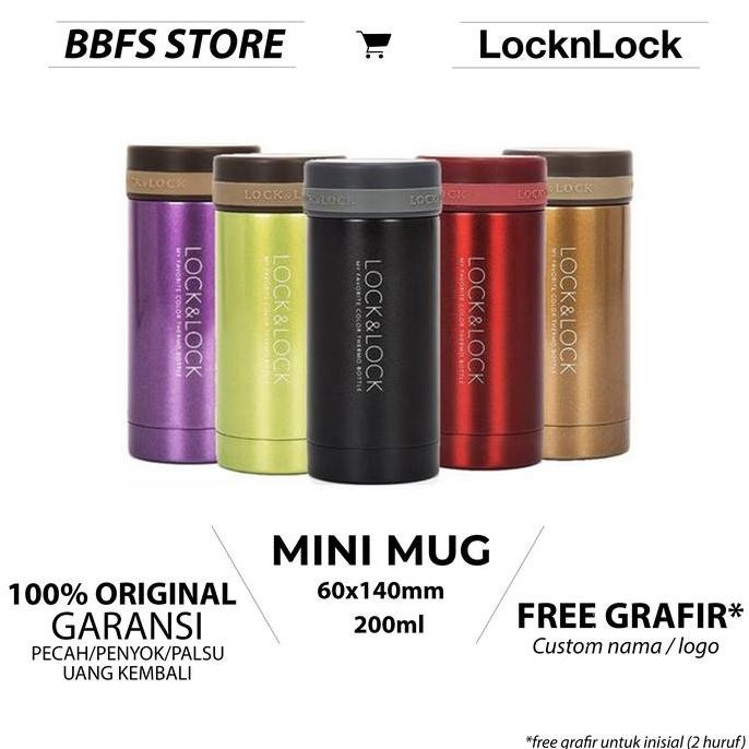 Lock N Lock Mini Vacuum Tumbler Thermos Hot N Cool 200Ml 200 Ml