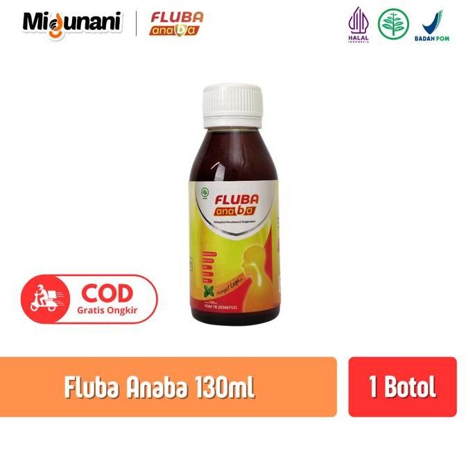 

TERMURAH FLUBA ANABA SIRUP MADU HUTAN HERBAL 130ML - OBAT BATUK, FLU, DEMAM ANAK - HALAL & BPOM