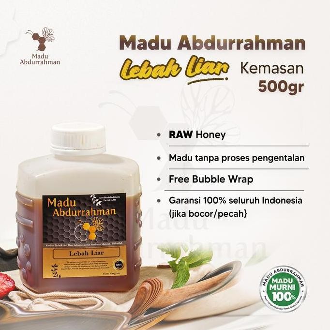

TERMURAH MADU HUTAN LIAR ABDURRAHMAN 1KG - RAW HONEY ASLI 100% MURNI & ALAMI